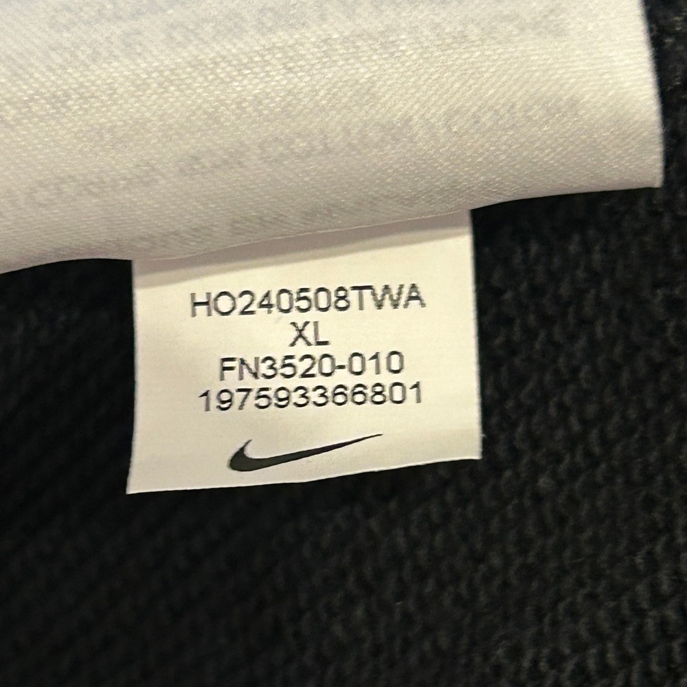 Nike Mens Shorts XL Black Sportswear Club Fleece French Terry FN3520-010 - Picture 7 of 8